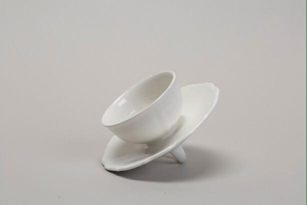 "Caffè non Caffè", 2017, Glazed ceramic, 6x12x12 cm