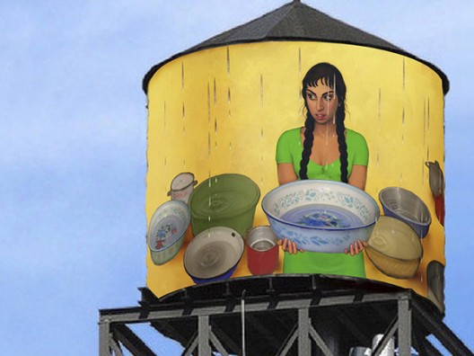 ETERI CHKADUA in NY: THE WATER TANK PROJECT