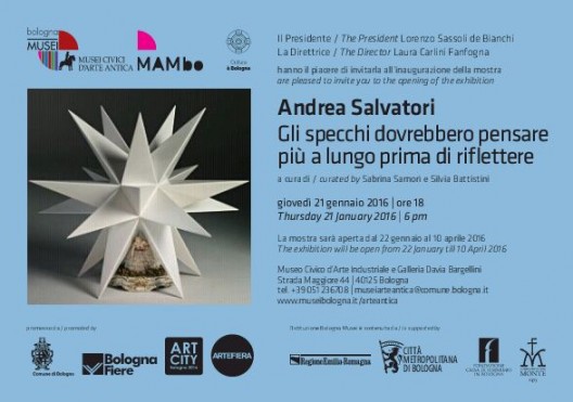 ANDREA SALVATORI Solo Show @ MUSEO DAVIA BARGELLINI, Bologna ARTE FIERA