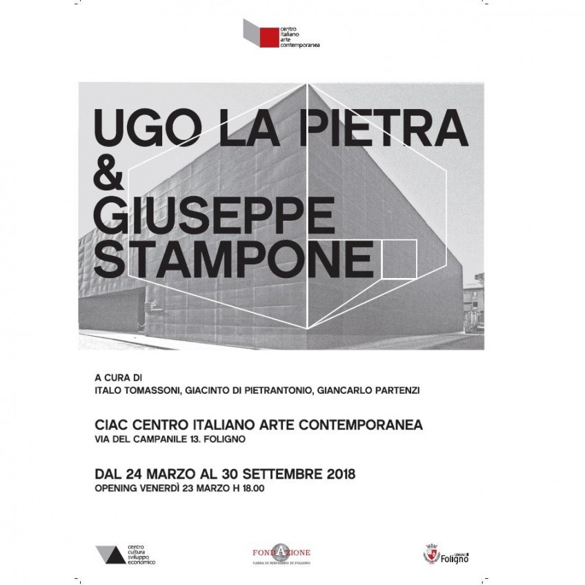 Giuseppe Stampone e Ugo La Pietra. CIAC, Foligno